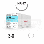 Suture seta ago HR-17 1/2 cilindrico 3-0 Assut Sutures 605