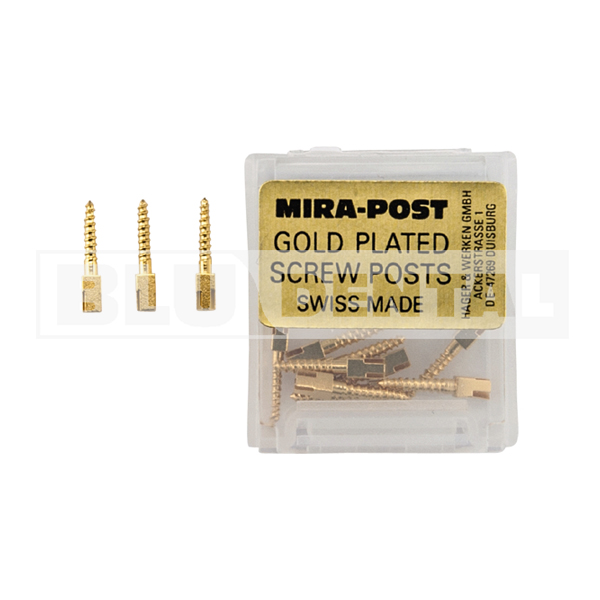 Mira-Post_oro_Hager_Werken Mirapost perni dorati ricambi Nordin Post 12 pz. - immagine 1