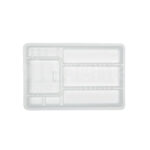 Tray vassoio monouso fondo zigrinato standard 400pz.