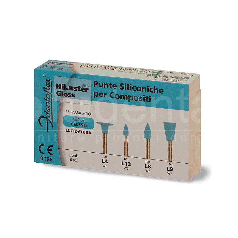 gommini_celesti_identoflex Gommini Hiluster Gloss 1° passaggio per compositi Identoflex - immagine 1