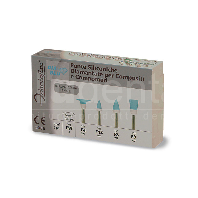 gommini_diablu_identoflex Gommini diamantati DIA-BLU lucidatura per compositi Identoflex - immagine 1