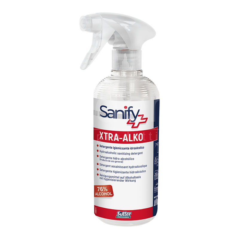 XTRA-ALKO_500ml_Sutter_Sanify XTRA-ALKO detergente igienizzante idroalcolico pronto all'uso - immagine 1
