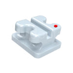 Attacchi estetici in ceramica Crystal 1 caso Sia Orthodontic