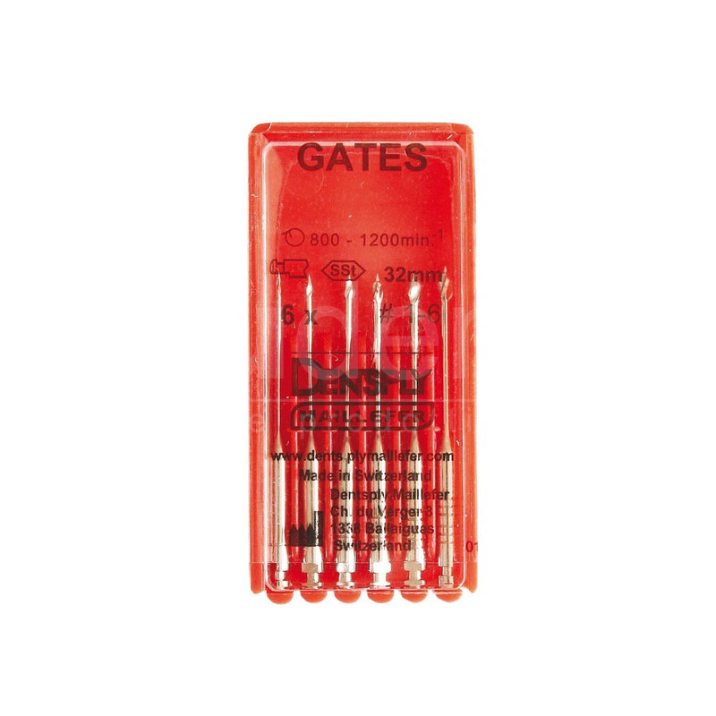 Gates_frese_Maillefer_Sirona Gates frese canalari in acciaio A0008 32mm Dentsply Sirona - immagine 1