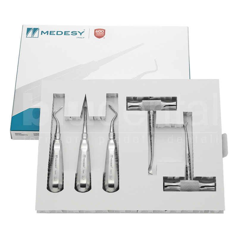Medesy_682_SET Leve per radici Kit 5pz. Medesy 682/SET - immagine 1