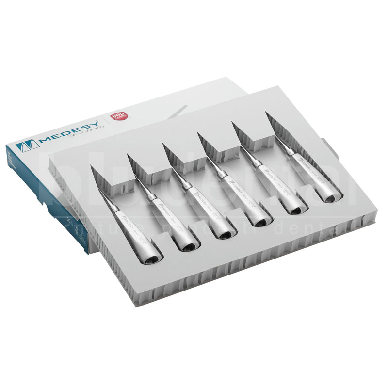 Medesy_730_SET Leve per radici lussatore Kit 6pz. Medesy 730/SET - immagine 1