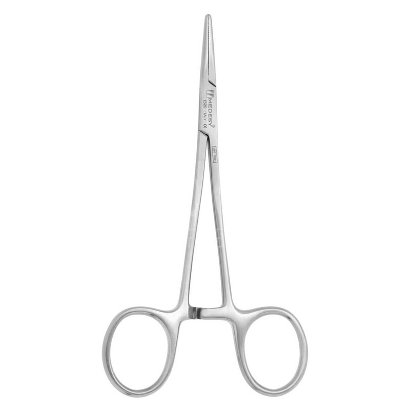 Medesy_1520 Pinzetta emostatica Halsted Mosquito curva mm.125 Medesy 1520 - immagine 1