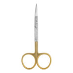 Forbice chirurgica Iris inserti in TC curva mm.115 Medesy 3512/TC