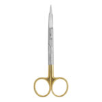 Forbice chirurgica Goldman-Fox inserti in TC curva dentata mm.130 Medesy 3519/TC