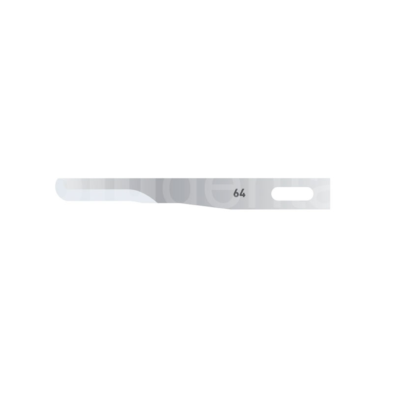 MedesY_3638_64 Microlame per bisturi sterili N.64 Medesy 3638/64 pz.25 - immagine 1